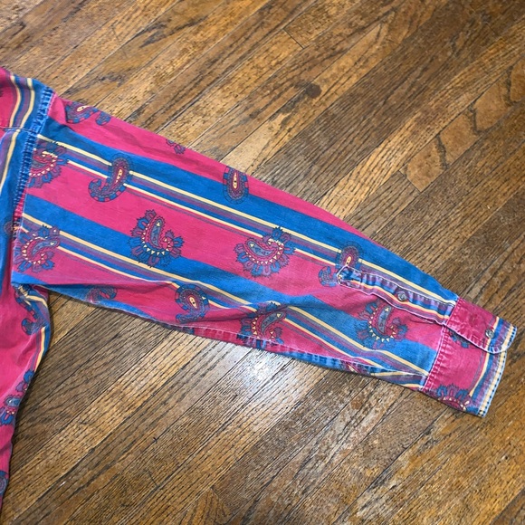Vintage Wrangler Aztec Western Shirt - Picture 7 of 8